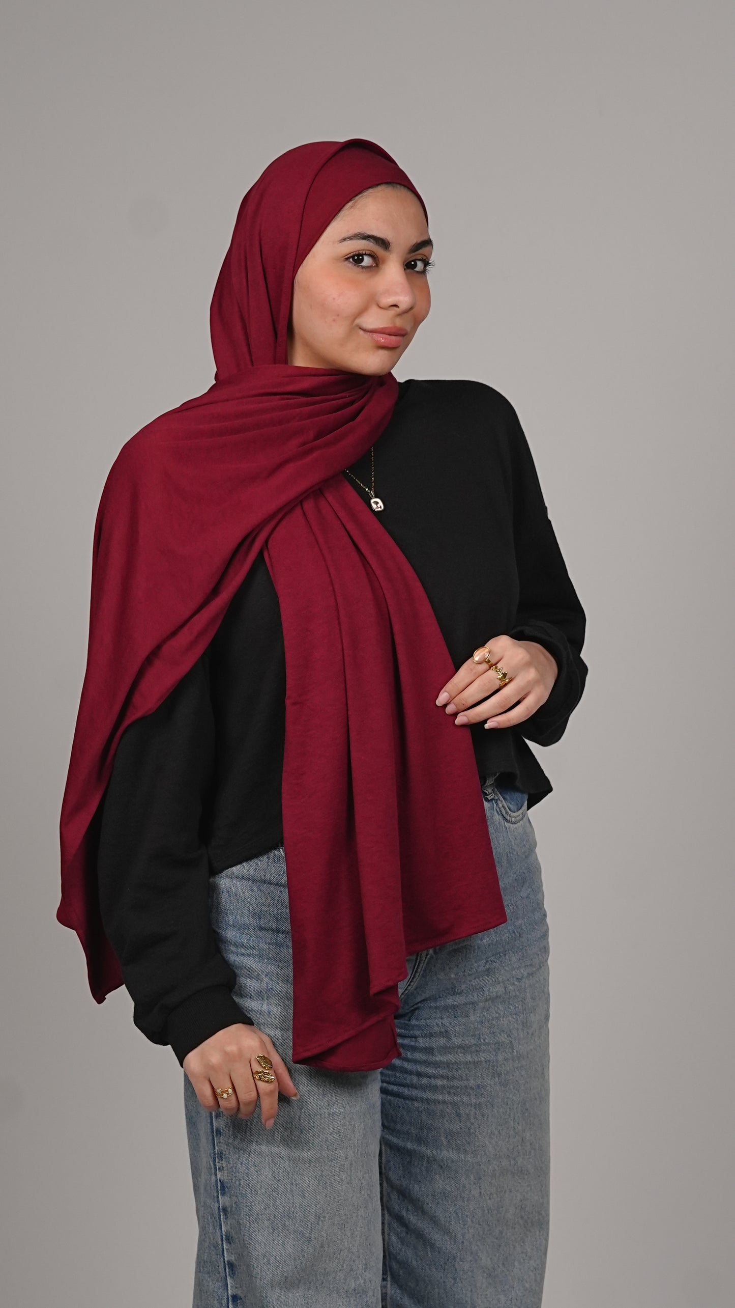 Burgundy - Premium Modal Jersey Duo set