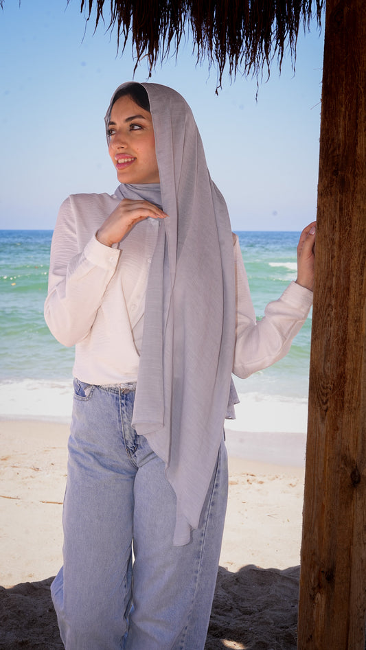 Greyish blue linen