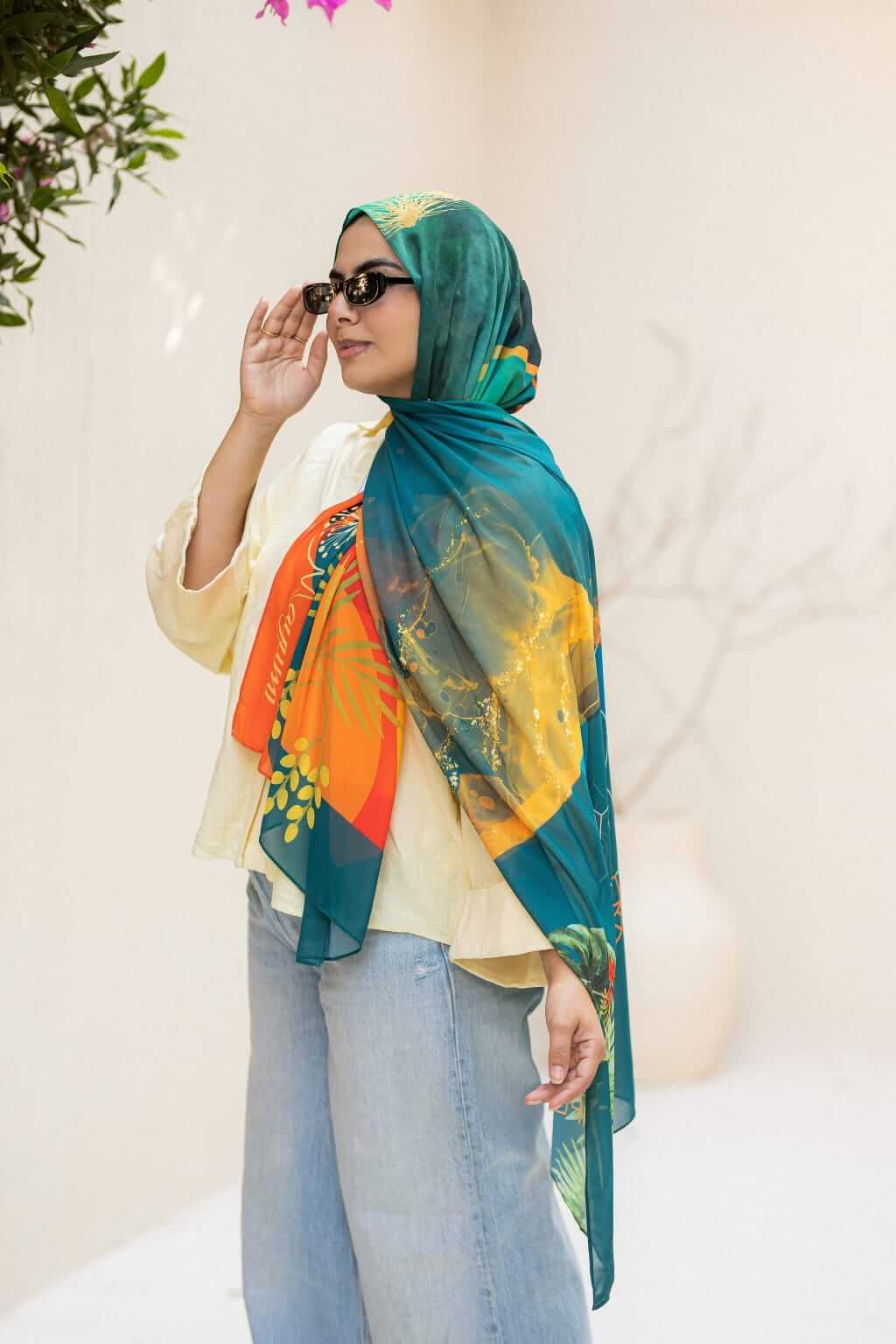 Nubian aura in chiffon