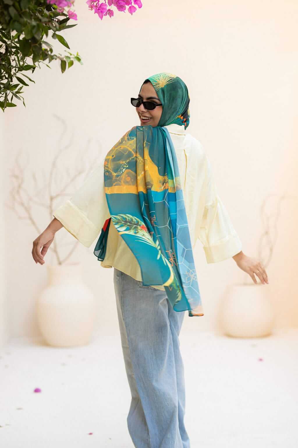Nubian aura in chiffon