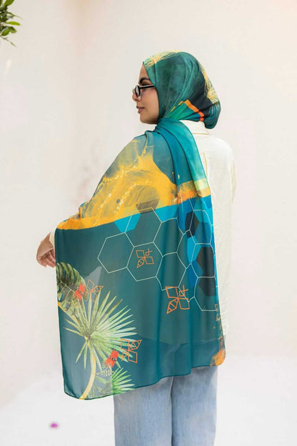Nubian aura in chiffon