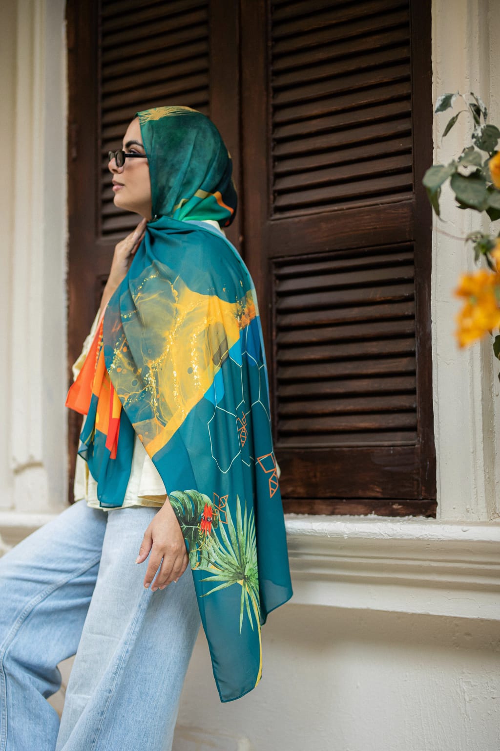 Nubian aura in chiffon