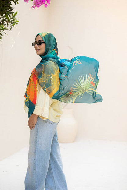 Nubian aura in chiffon