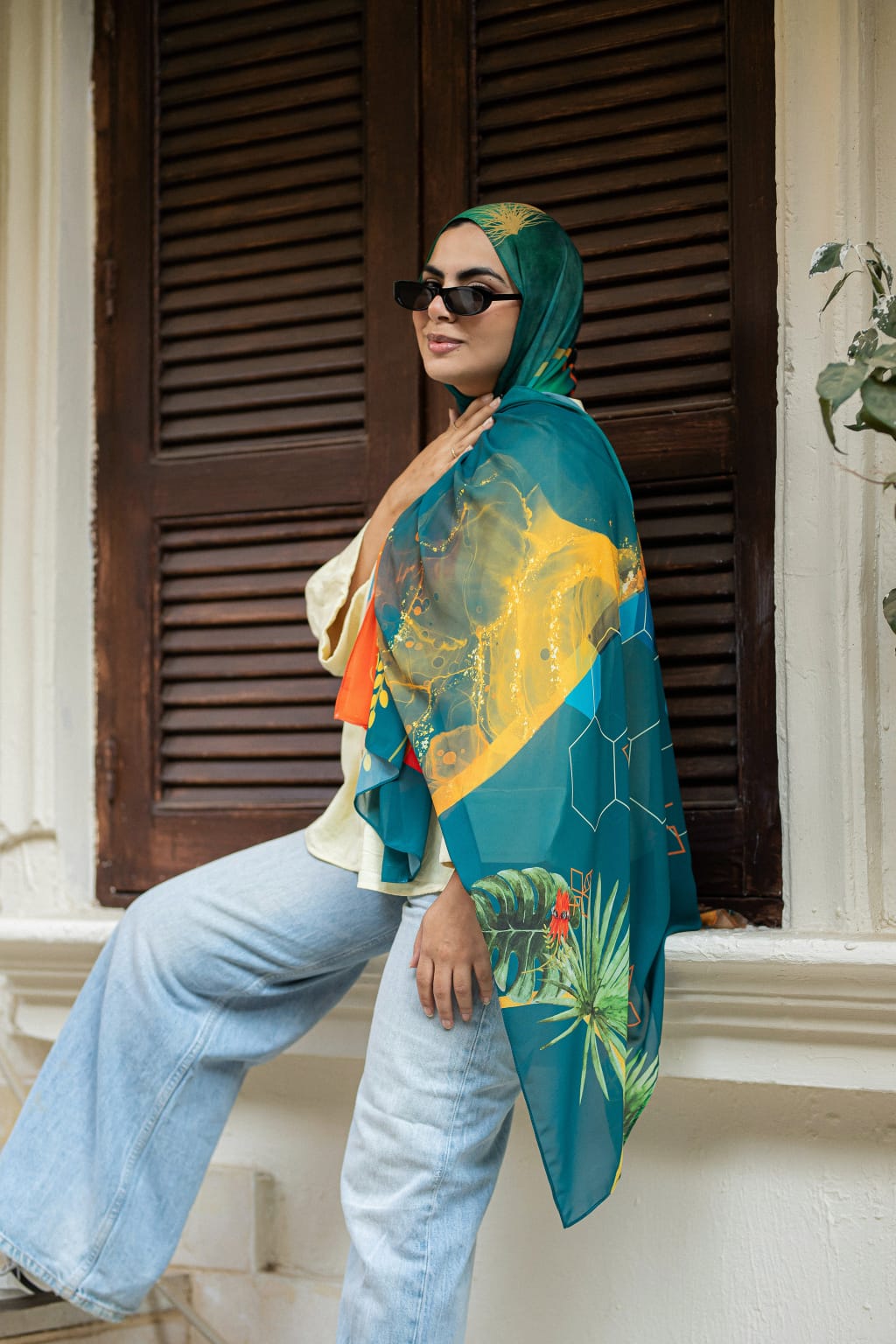 Nubian aura in chiffon